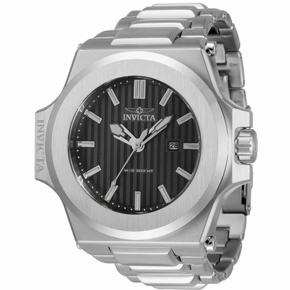 Invicta Men's Quartz Watch - Akula Gunmetal Dial Stainless Steel Bracelet | 34730