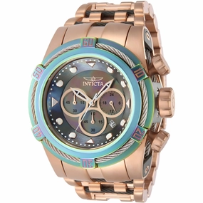 Invicta Men's Quartz Watch - Bolt Zeus Iridescent and Rose Gold Dial Bracelet | 43355