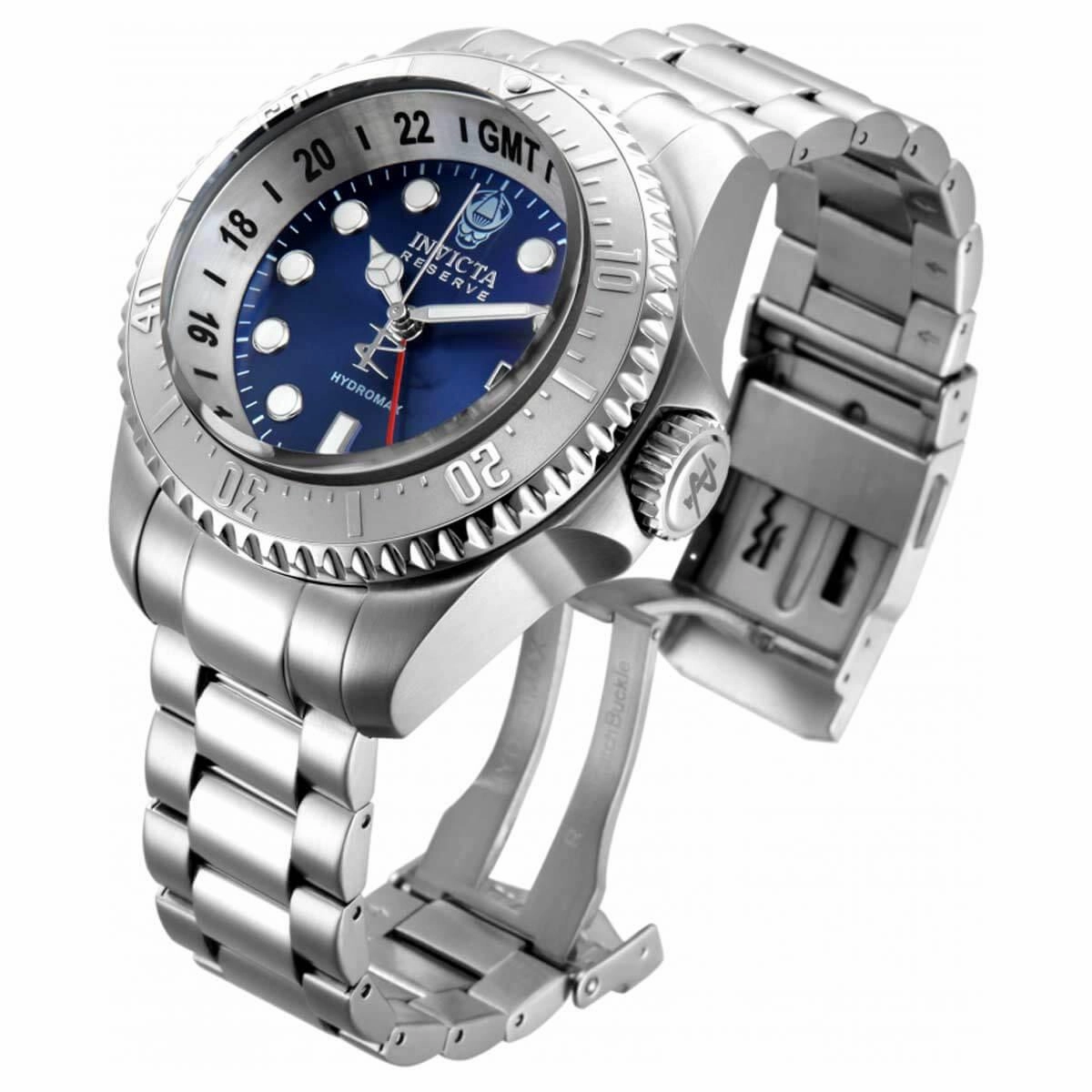 Invicta Men's Quartz Watch - Hydromax Blue Dial Rotating Bezel Bracelet | 16959