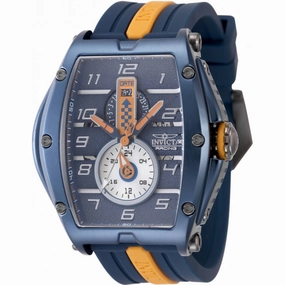 Invicta Men's Quartz Watch - Invicta Racing Orange and Blue Silicone Strap | 47388
