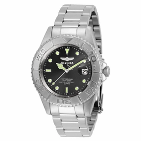 Invicta Men's Quartz Watch - Pro Diver Black Dial Stainless Steel | 29937
