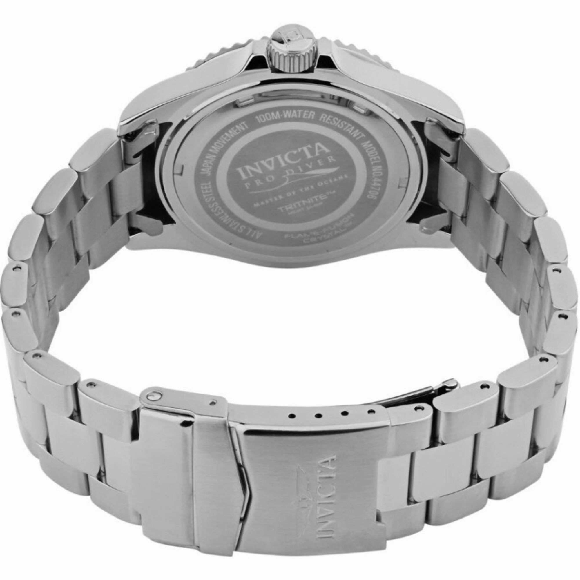 Invicta Men's Quartz Watch - Pro Diver Red and Green Rotating Bezel Black Dial | 44706
