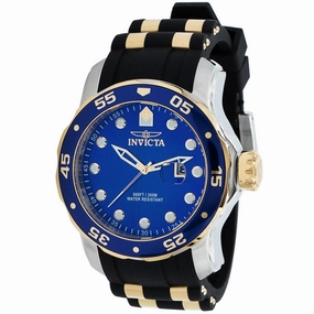 Invicta Men's Quartz Watch - Pro Diver Rotating Bezel Steel and Rubber Strap | 39101