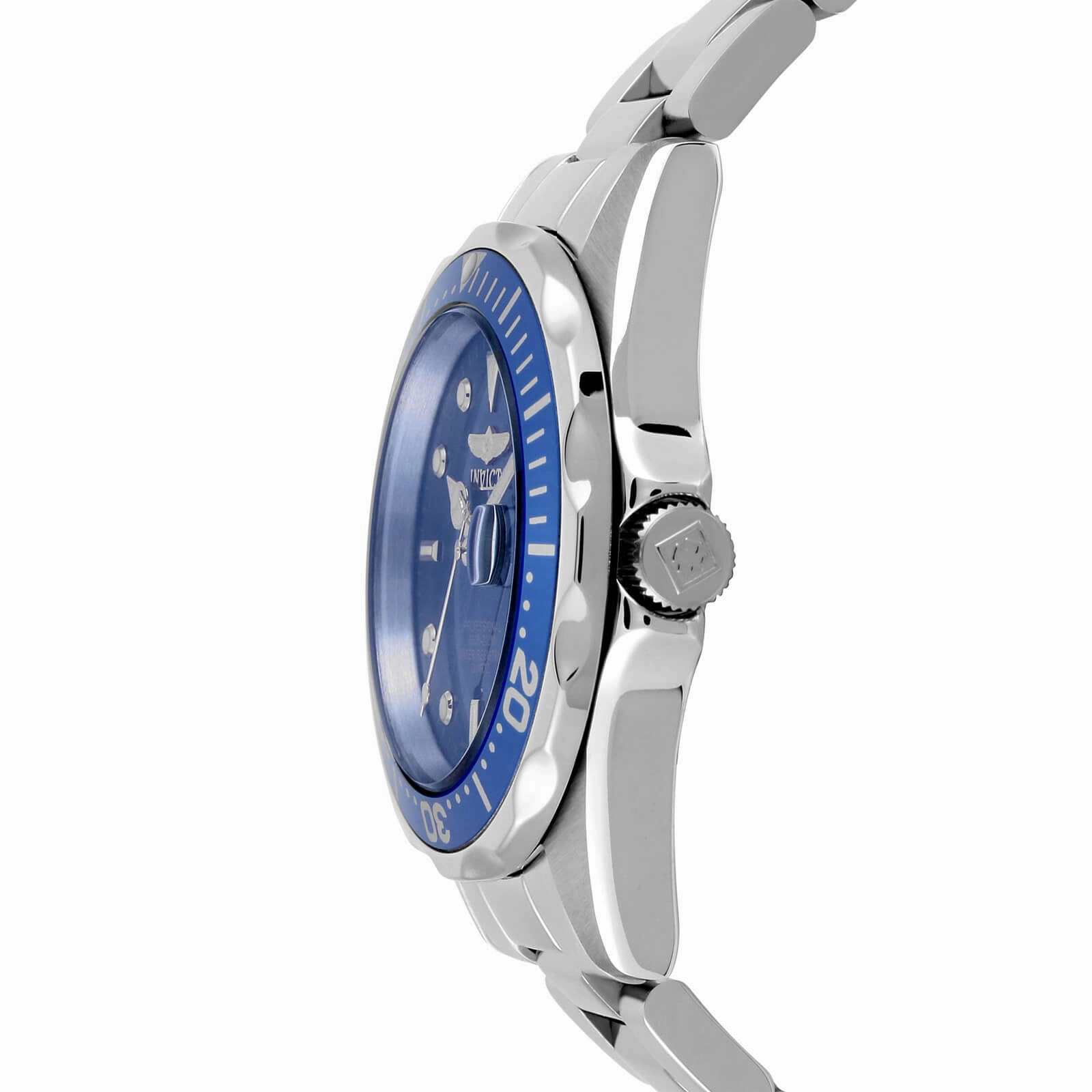 Invicta Men's Stainless Steel Watch - Pro Diver Blue Dial Quartz Bracelet | 9204