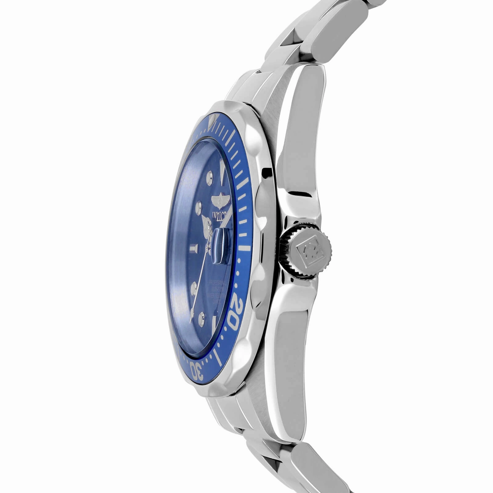 Invicta Men's Stainless Steel Watch - Pro Diver Blue Dial Quartz Bracelet | 9204