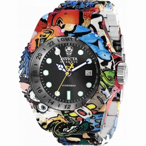 Invicta Men's Swiss Quartz Watch - Reserve Hydromax Black and Silver Dial | 36759