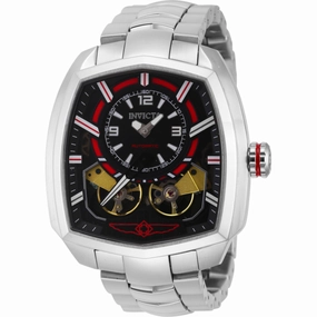 Invicta Men's Watch - Akula Automatic Black Dial Stainless Steel Bracelet | 43998