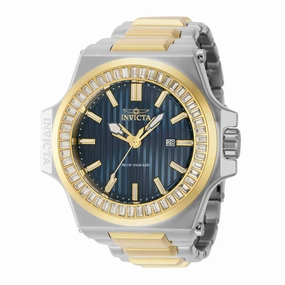 Invicta Men's Watch - Akula Date Display Blue Dial Stainless Steel Bracelet | 43384