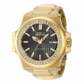 Invicta Men's Watch - Akula Date Display Yellow Gold Stainless Steel Bracelet | 43389