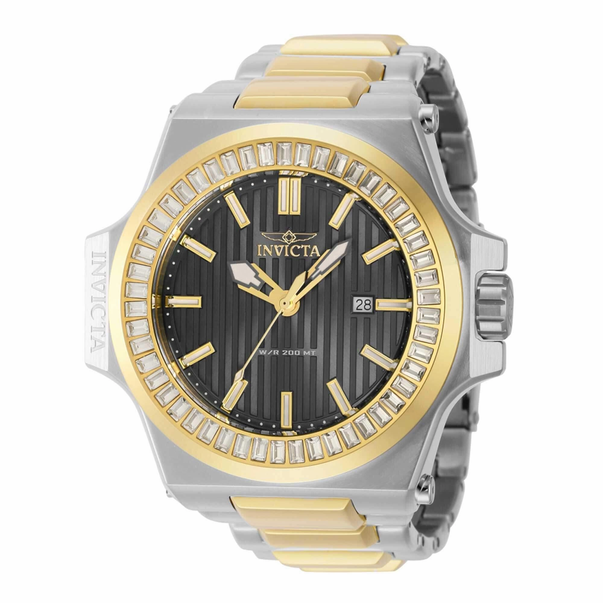 Invicta Men's Watch - Akula Swiss Quartz Date Display Two Tone Steel Bracelet | 43386