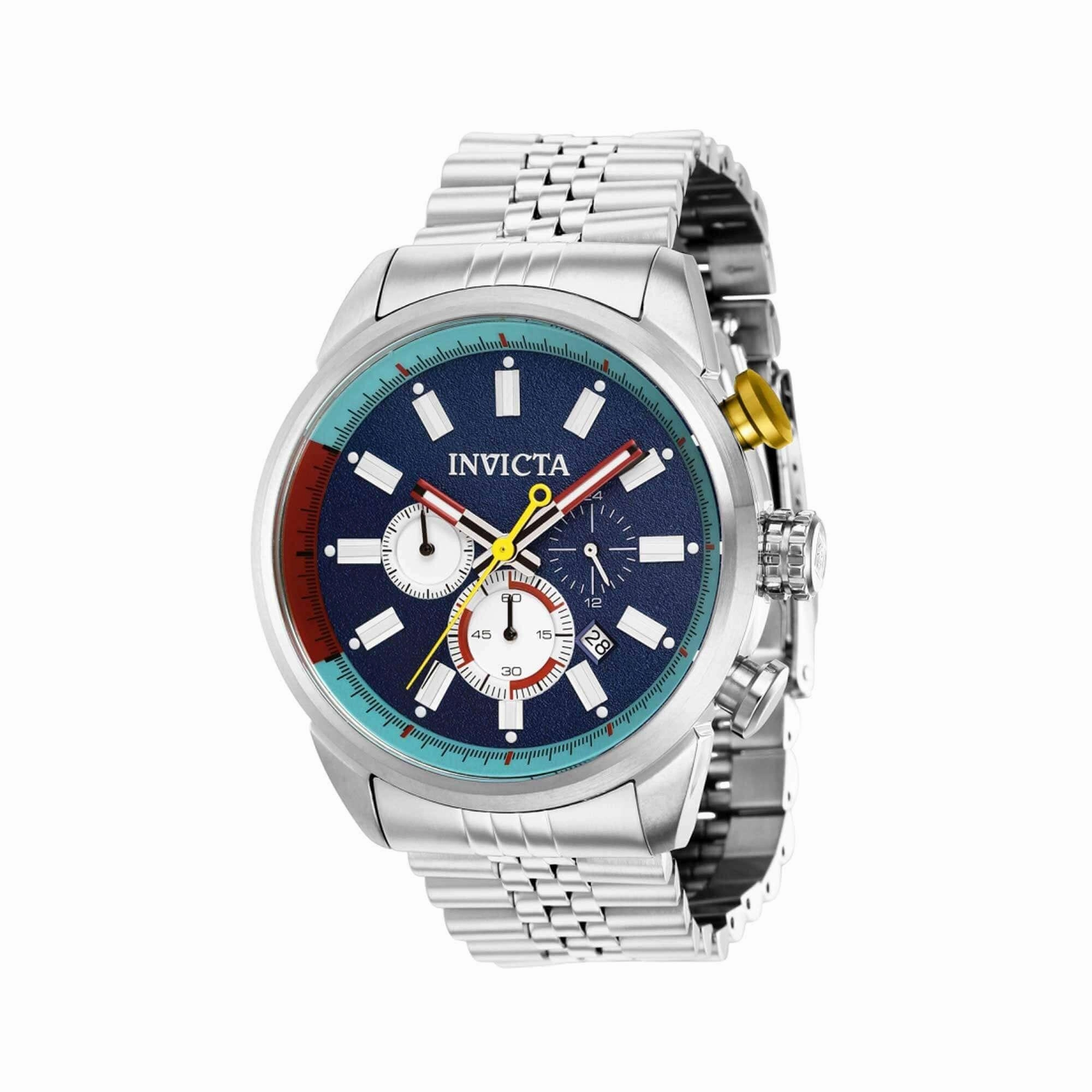 Invicta Men's Watch - Aviator Chrono Date Display Stainless Steel Bracelet | 39945