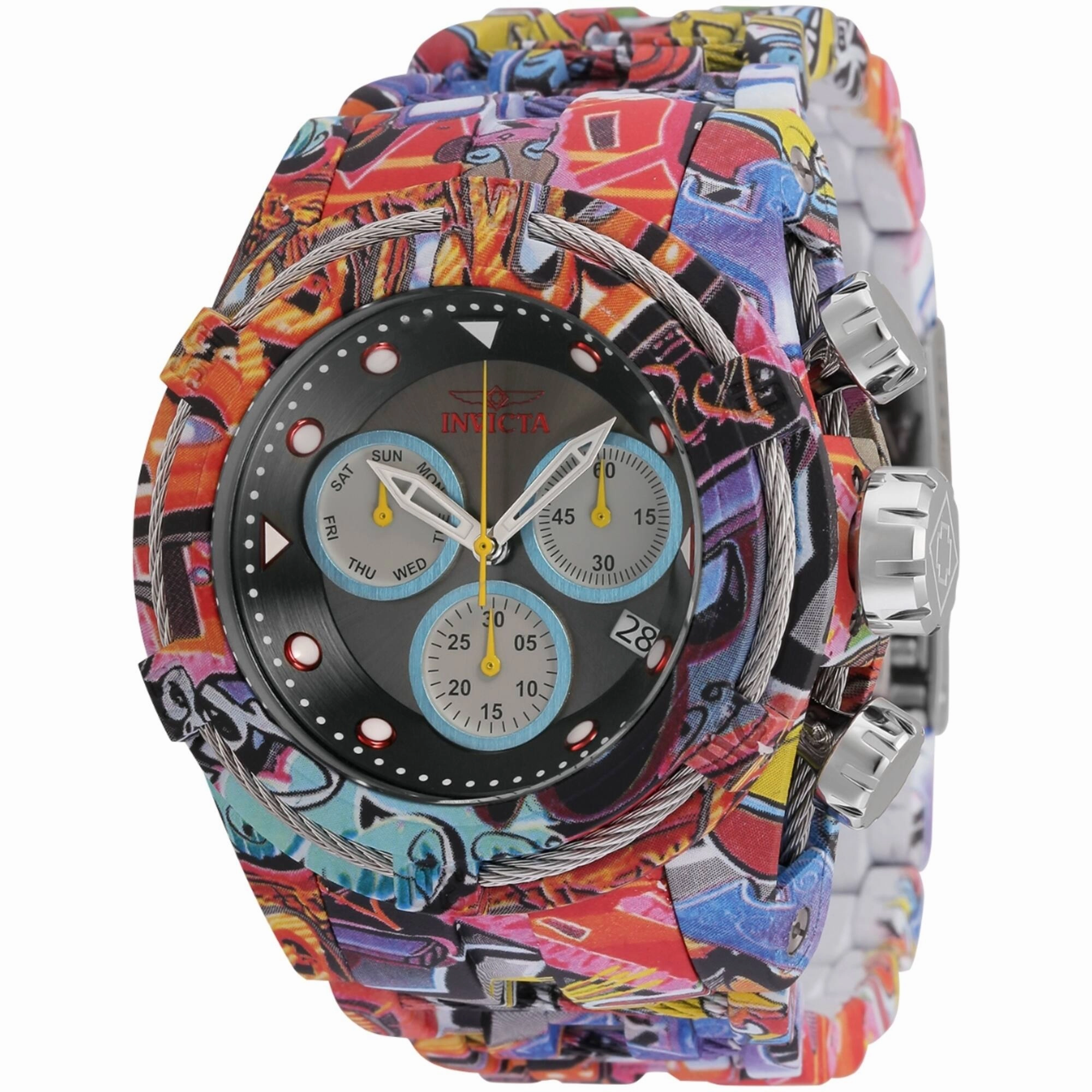 Invicta Men's Watch - Bolt Chronograph Aqua Plated Stainless Steel Bracelet | 35390