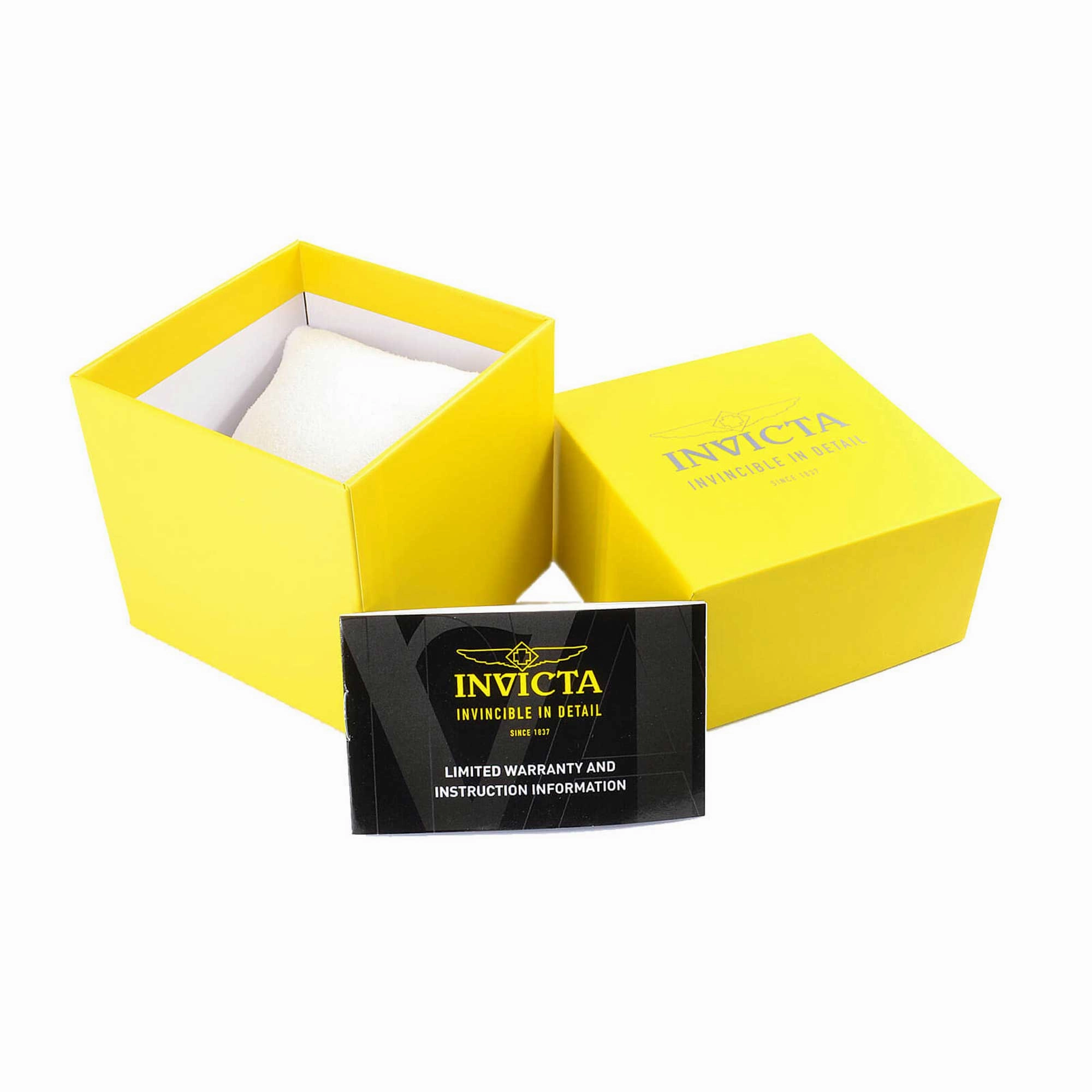 Invicta Men's Watch - Bolt Chronograph Quartz Yellow and Black Bezel Strap | 22451