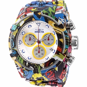 Invicta Men's Watch - Bolt Chronograph Silver Tone and Yellow Dial Quartz | 32415