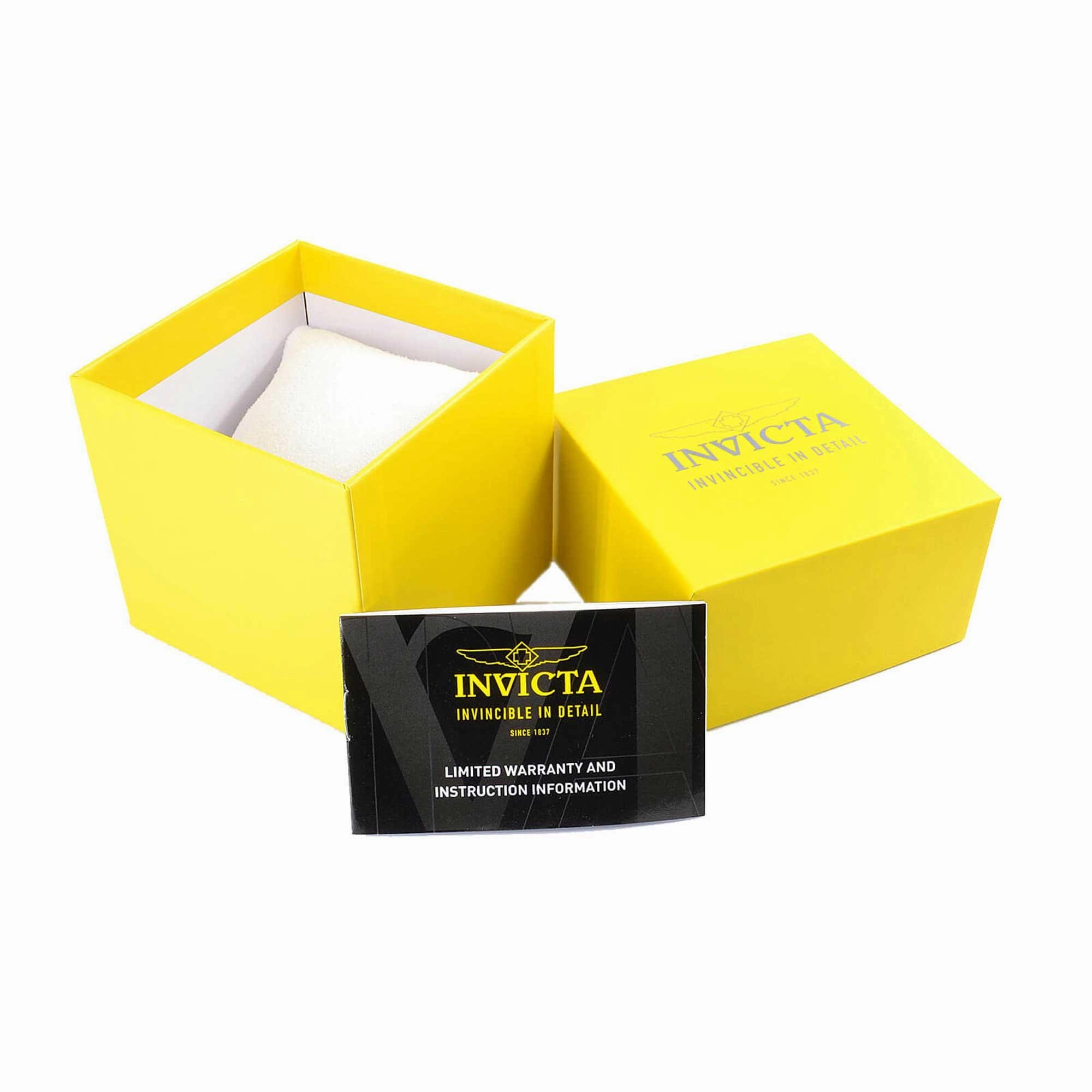 Invicta Men's Watch - Carbon Hawk Swiss Quartz Chrono Yellow and Blue Strap | 38893