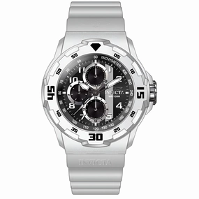 Invicta Men's Watch - Coalition Forces Chrono White Silicone Rubber Strap | 46400