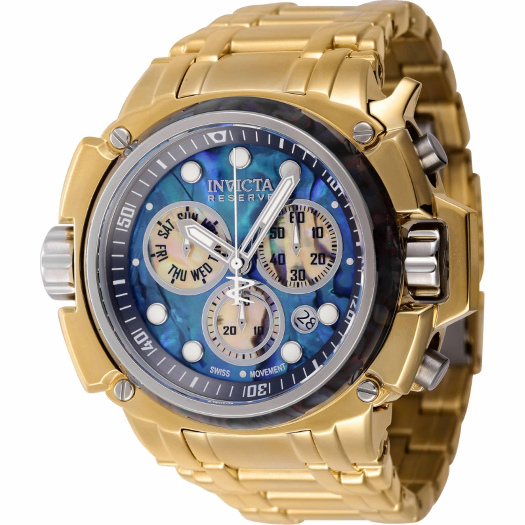 Invicta Men's Watch - Coalition Forces Chrono Yellow Gold Steel Bracelet | 44967