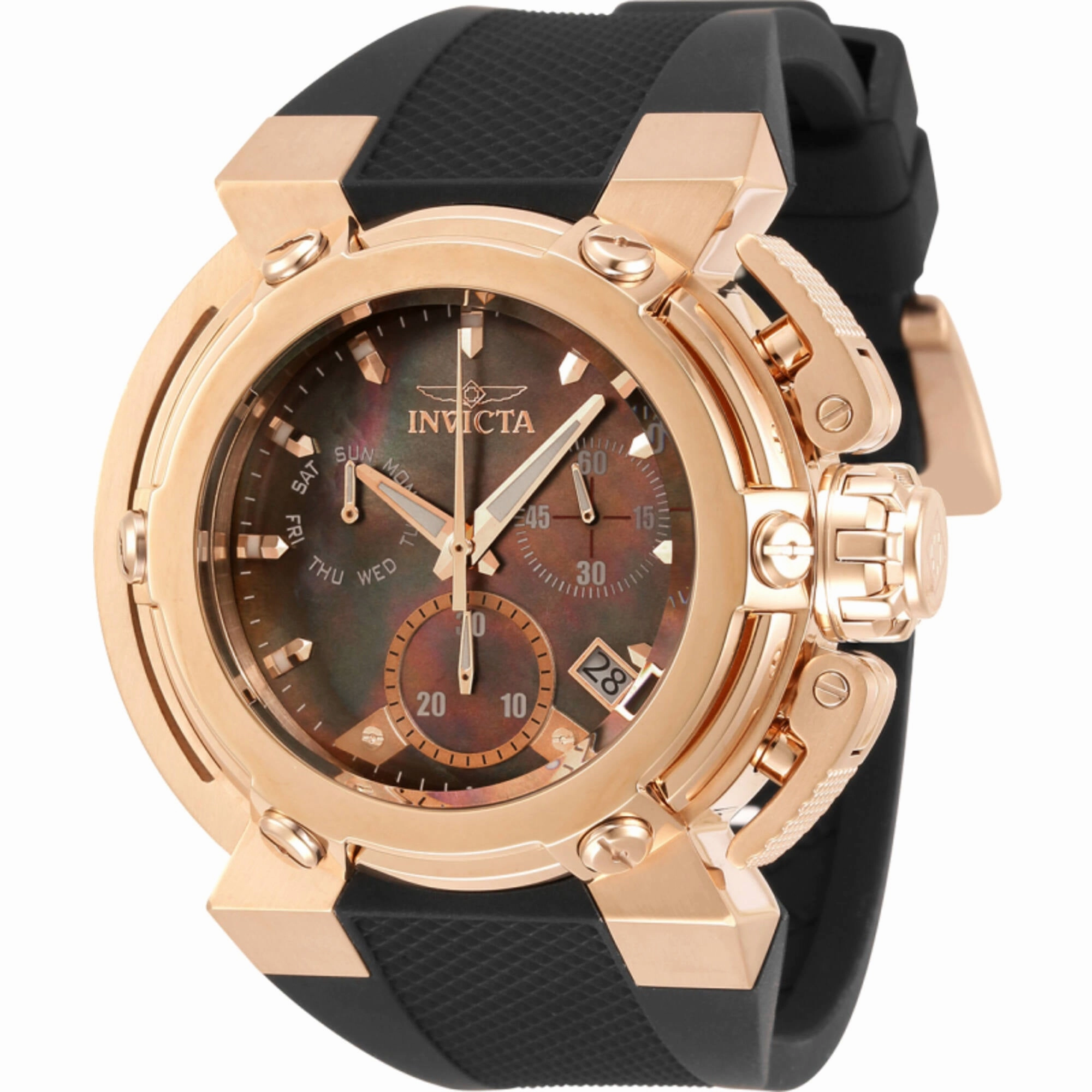 Invicta Men's Watch - Coalition Forces X-Wing Chrono Black Silicone Strap | 33710