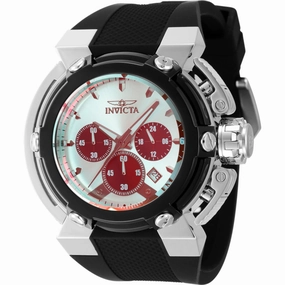 Invicta Men's Watch - Coalition Forces X-Wing Silver Tone, Black Dial Strap | 43855