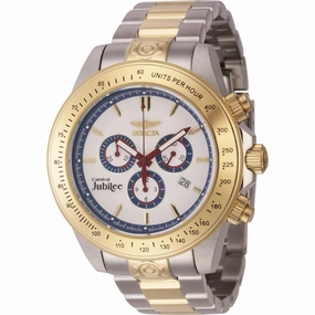 Invicta Men's Watch - Cruiseline Chronograph White and Blue Dial Bracelet | 46145