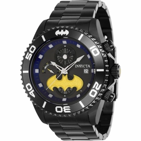 Invicta Men's Watch - DC Comics Batman Chronograph Black Stainless Steel | 40843