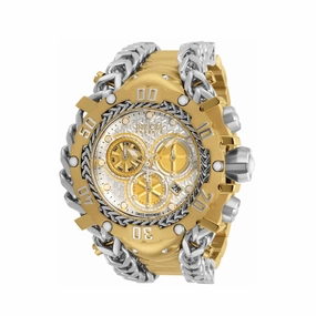 Invicta Men's Watch - Gladiator Chronograph Gold and Silver Dial Bracelet | 34433