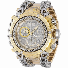 Invicta Men's Watch - Gladiator Chronograph Gold and Silver Dial Bracelet | 35059
