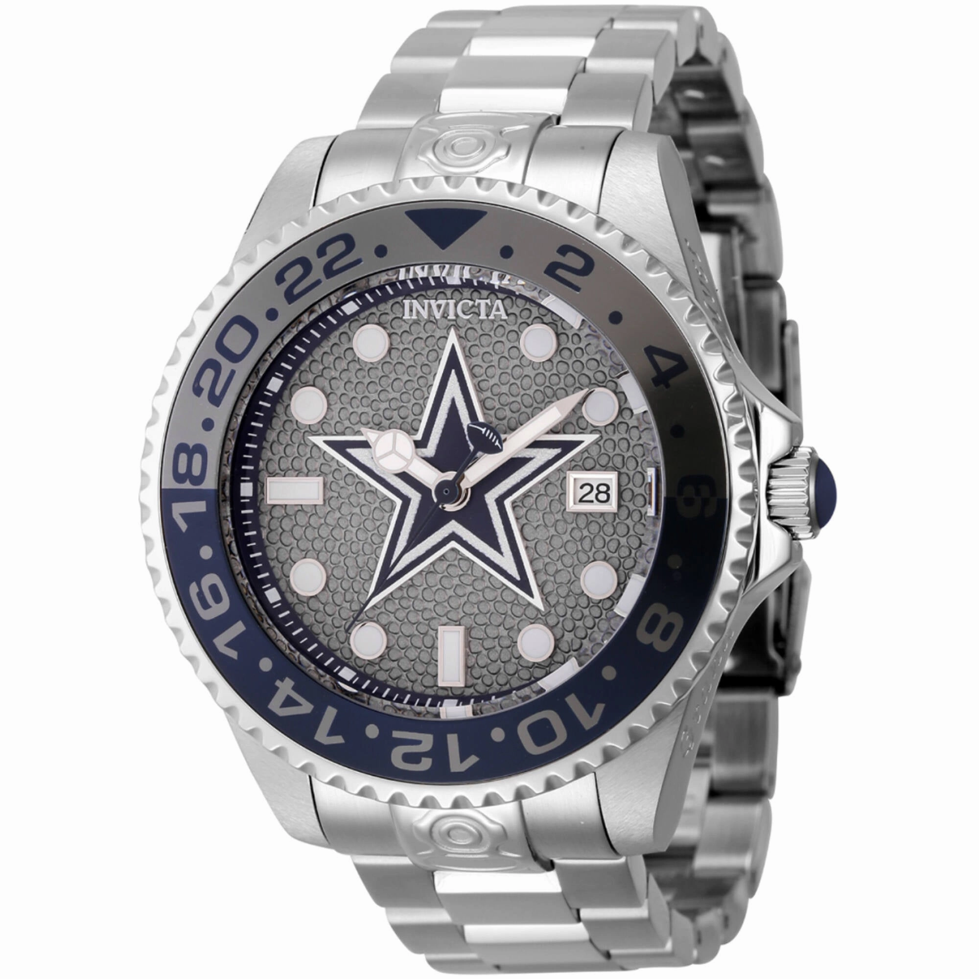 Invicta Men's Watch - NFL Dallas Cowboys Automatic Grey and Dark Blue Dial | 45023