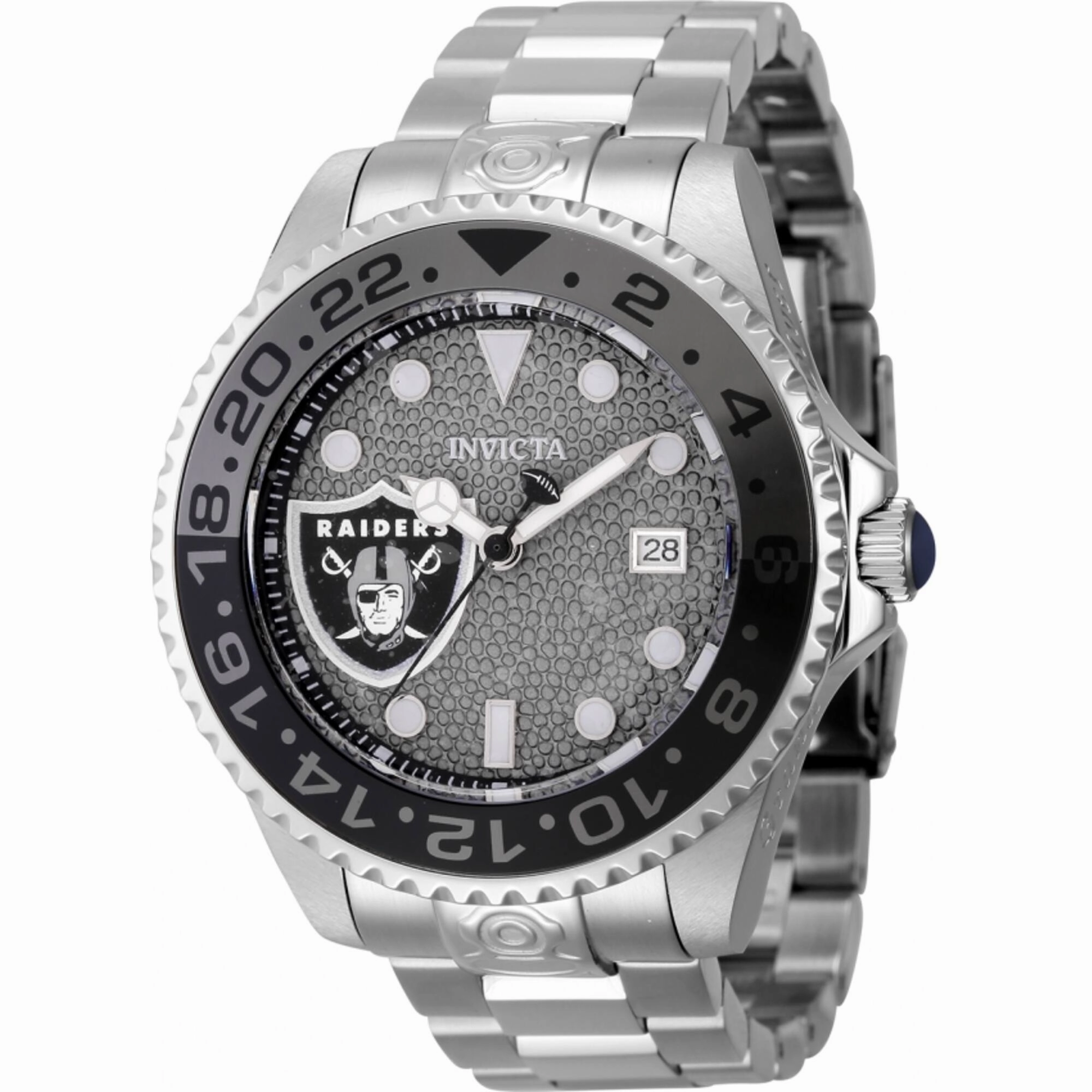 Invicta Men's Watch - NFL Las Vegas Raiders Automatic Grey and Black Dial | 45025