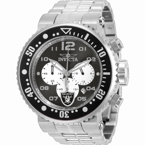Invicta Men's Watch - NFL Las Vegas Raiders Chronograph White and Black Dial | 30279