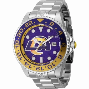 Invicta Men's Watch - NFL Los Angeles Rams Automatic Silver Bracelet Date | 45030
