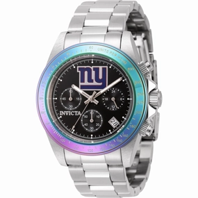 Invicta Men's Watch - NFL New York Giants Chronograph Silver Bracelet Dive | 44986