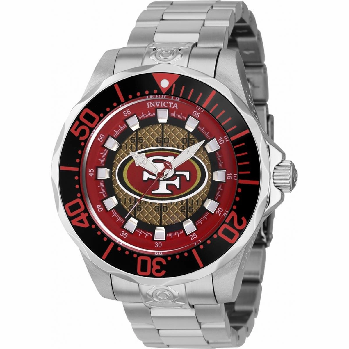 Invicta Men's Watch - NFL San Francisco 49ers Dial Stainless Steel Bracelet | 42118
