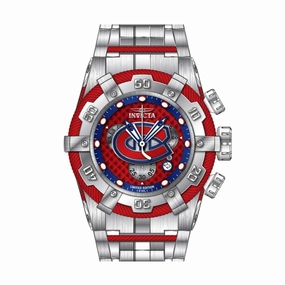 Invicta Men's Watch - NHL Montral Canadiens Red and Silver Steel Bracelet | 42022