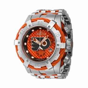 Invicta Men's Watch - NHL Philadelphia Flyers Orange and Silver Bracelet | 42021