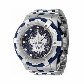 Invicta Men's Watch - NHL Toronto Maple Leafs Blue and Silver Steel Bracelet | 42017