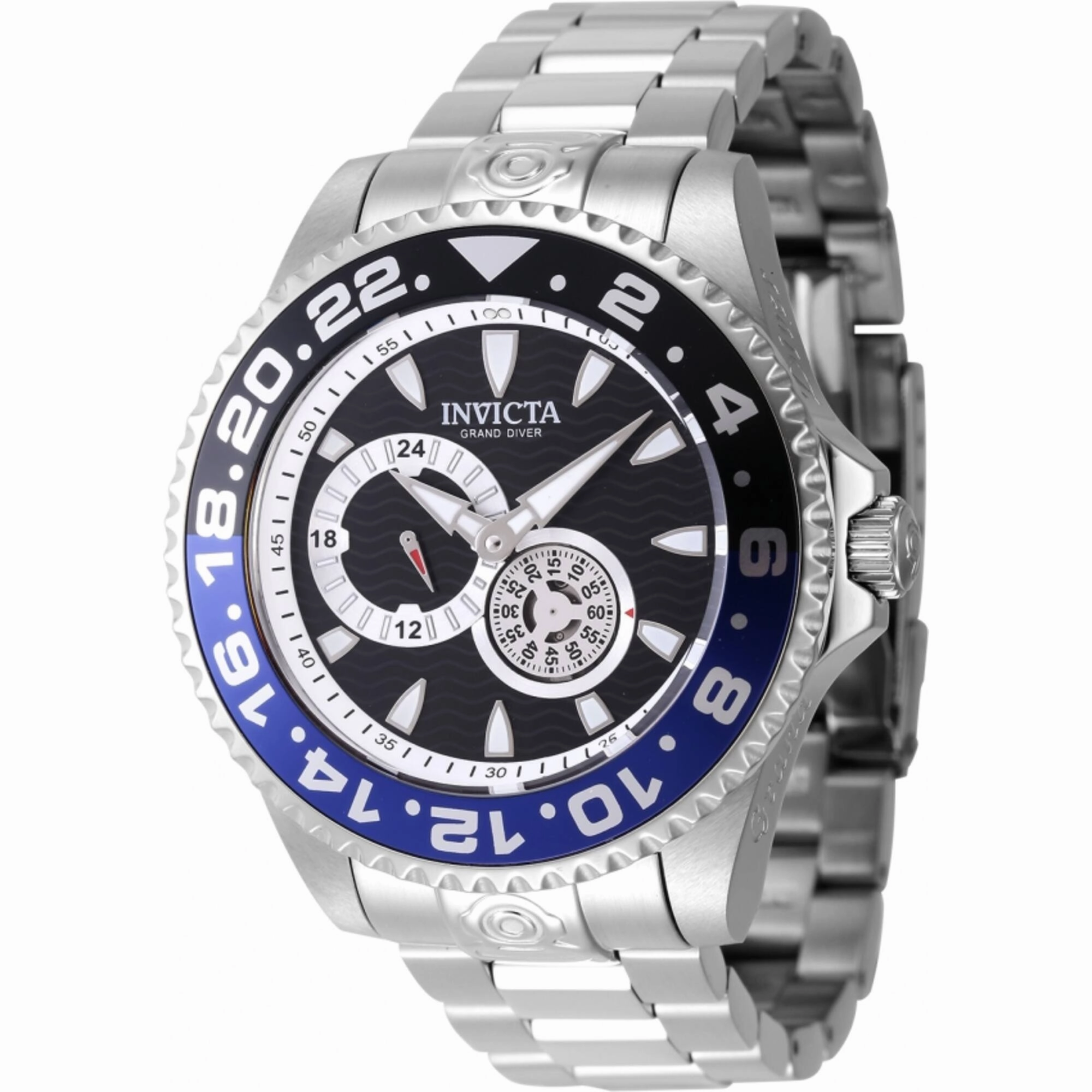 Invicta Men's Watch - Pro Diver Automatic Blue and Black Bezel Steel Bracelet | 47300