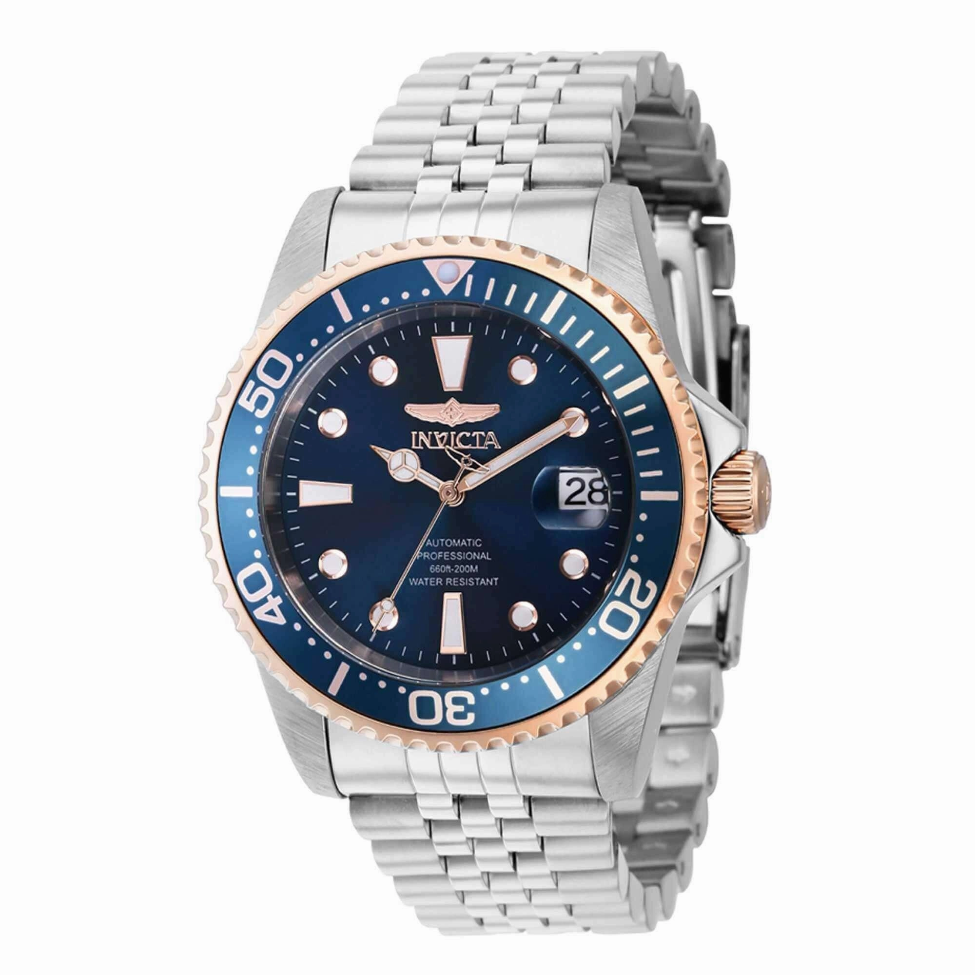 Invicta Men's Watch - Pro Diver Automatic Blue Dial Stainless Steel Bracelet | 33241
