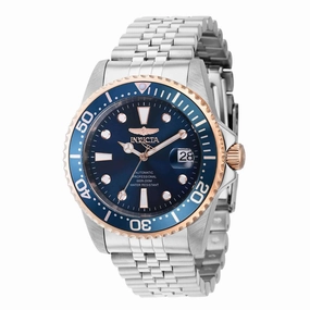 Invicta Men's Watch - Pro Diver Automatic Blue Dial Stainless Steel Bracelet | 33241