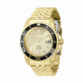 Invicta Men's Watch - Pro Diver Automatic Gold Dial Stainless Steel Bracelet | 39347
