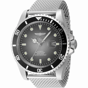 Invicta Men's Watch - Pro Diver Automatic Grey Dial Silver Tone Mesh Bracelet | 48629