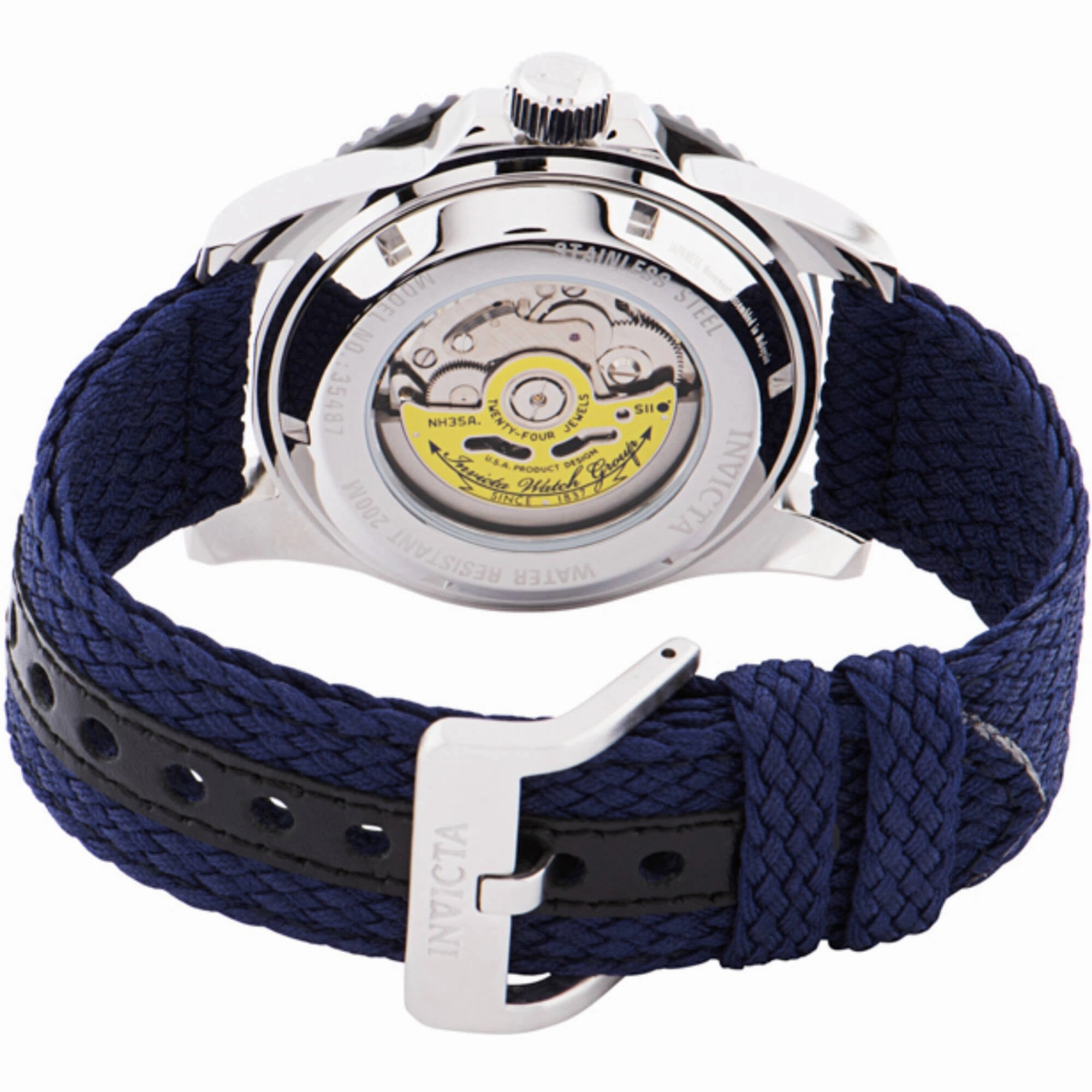 Invicta Men's Watch - Pro Diver Automatic Navy Blue Dial Polyester Strap | 35487