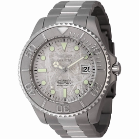 Invicta Men's Watch - Pro Diver Automatic Rhodium Dial Titanium Bracelet | 45673