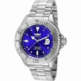 Invicta Men's Watch - Pro Diver Blue Dial Diamond Stainless Steel Bracelet | 14783