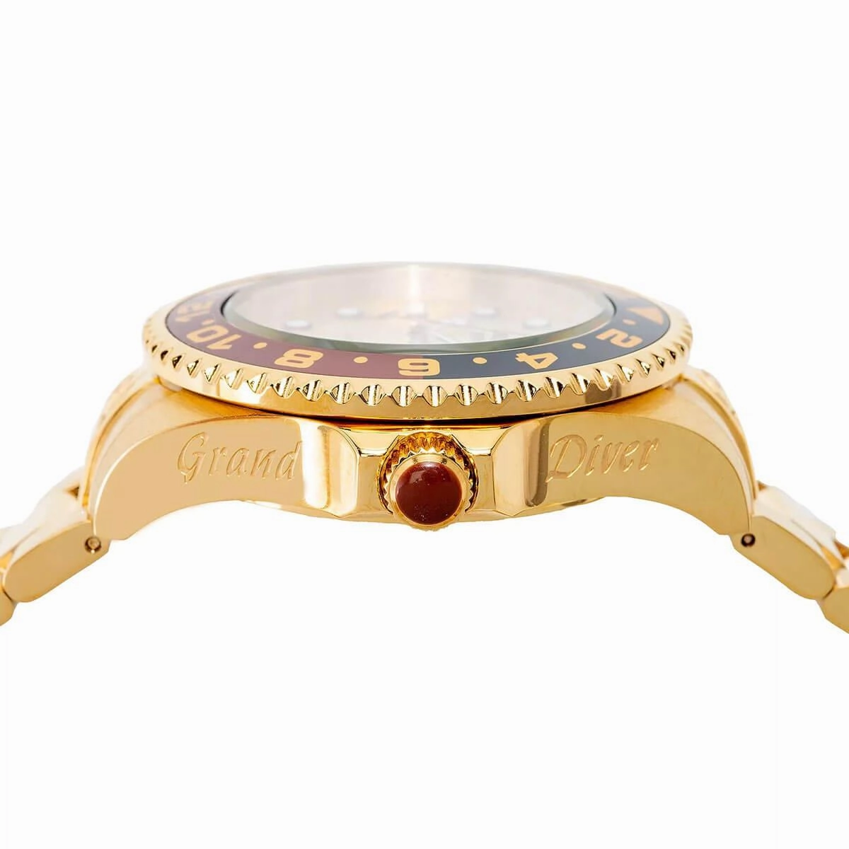 Invicta Men's Watch - Pro Diver Brown and Black Bezel Yellow Gold Bracelet | 35339
