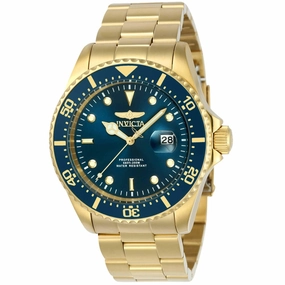 Invicta Men's Watch - Pro Diver Navy Blue Dial Date Display Steel Bracelet | 23388