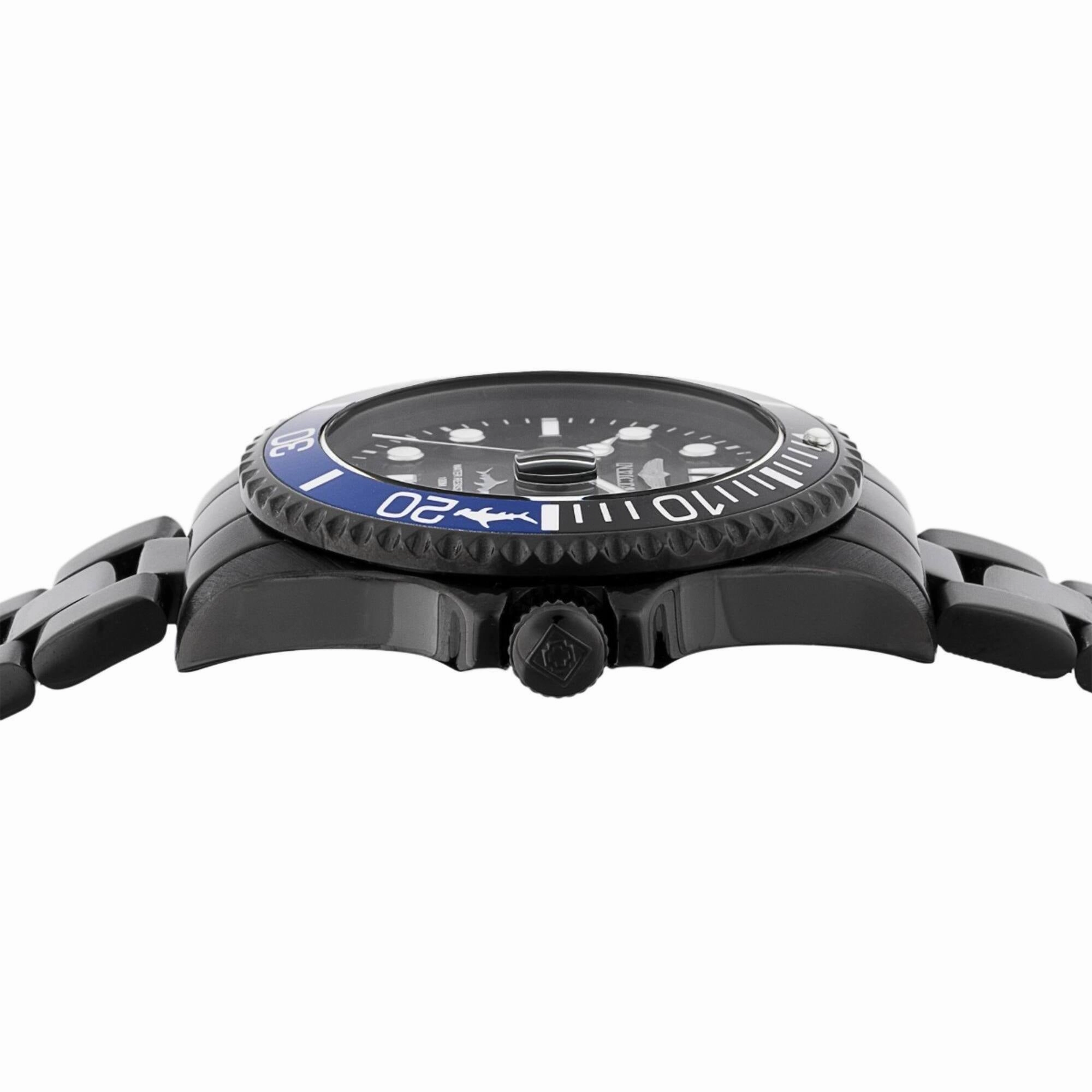 Invicta Men's Watch - Pro Diver Quartz Black Dial Stainless Steel Bracelet | 44713