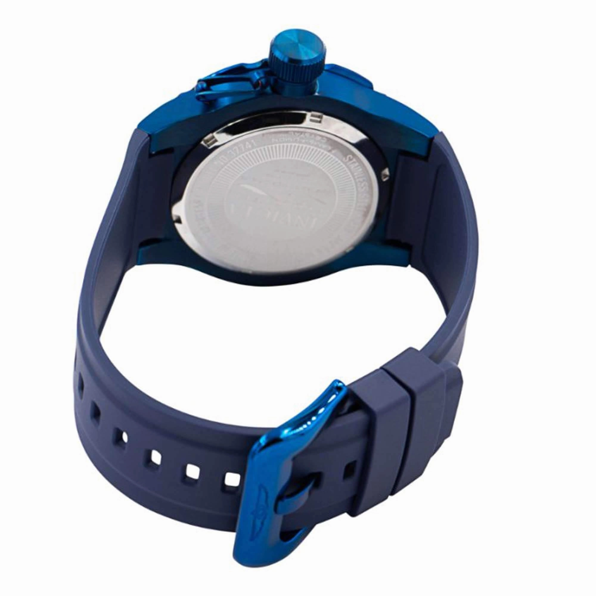 Invicta Men's Watch - Pro Diver Quartz Blue Dial Silicone Rubber Strap | 37741
