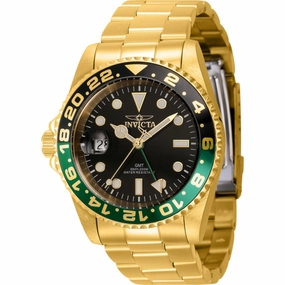 Invicta Men's Watch - Pro Diver Quartz Yellow Gold Stainless Steel Bracelet | 43965