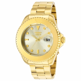 Invicta Men's Watch - Pro Diver Rotating Bezel Automatic Gold Tone Dial | 38320